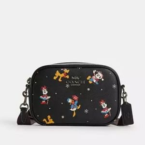 Coach  Disney X  Mini Camera Crossbody With  Holiday Print